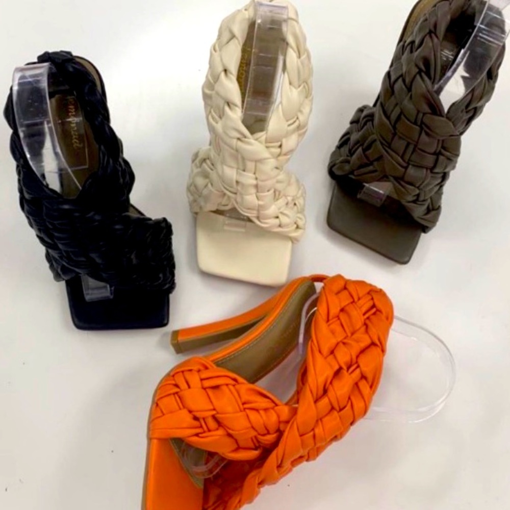 Woven heels